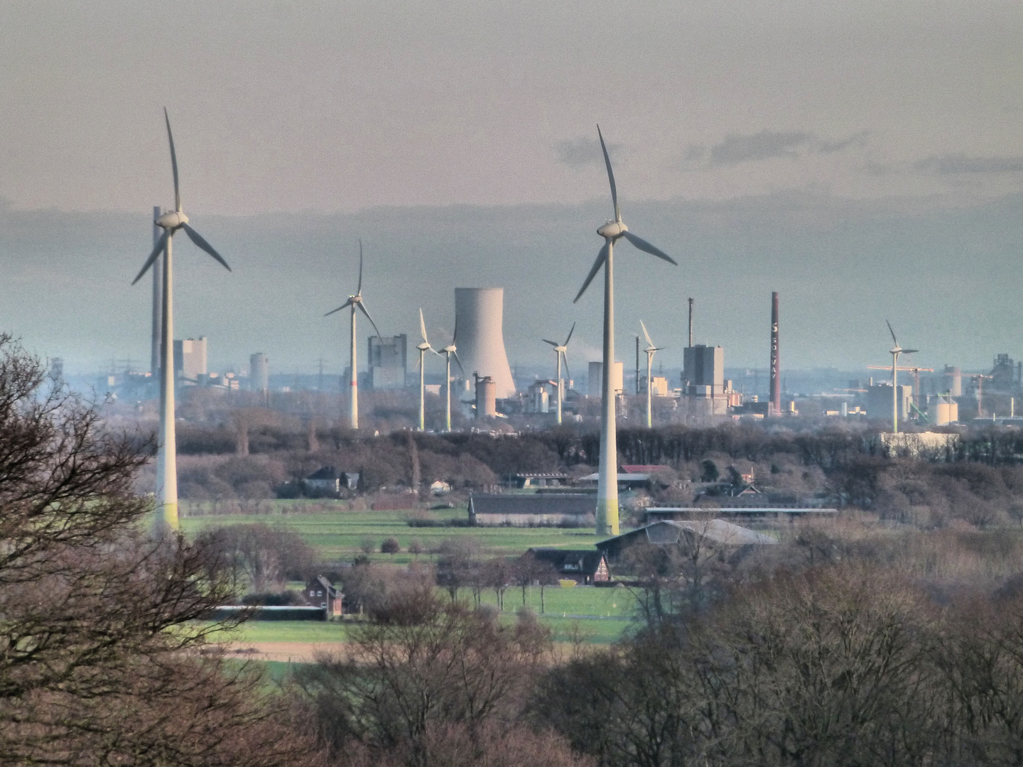 Industrie u. Landschaft am Niederrhein