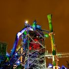 Industrie und Landschaftspark Duisburg bei Nacht