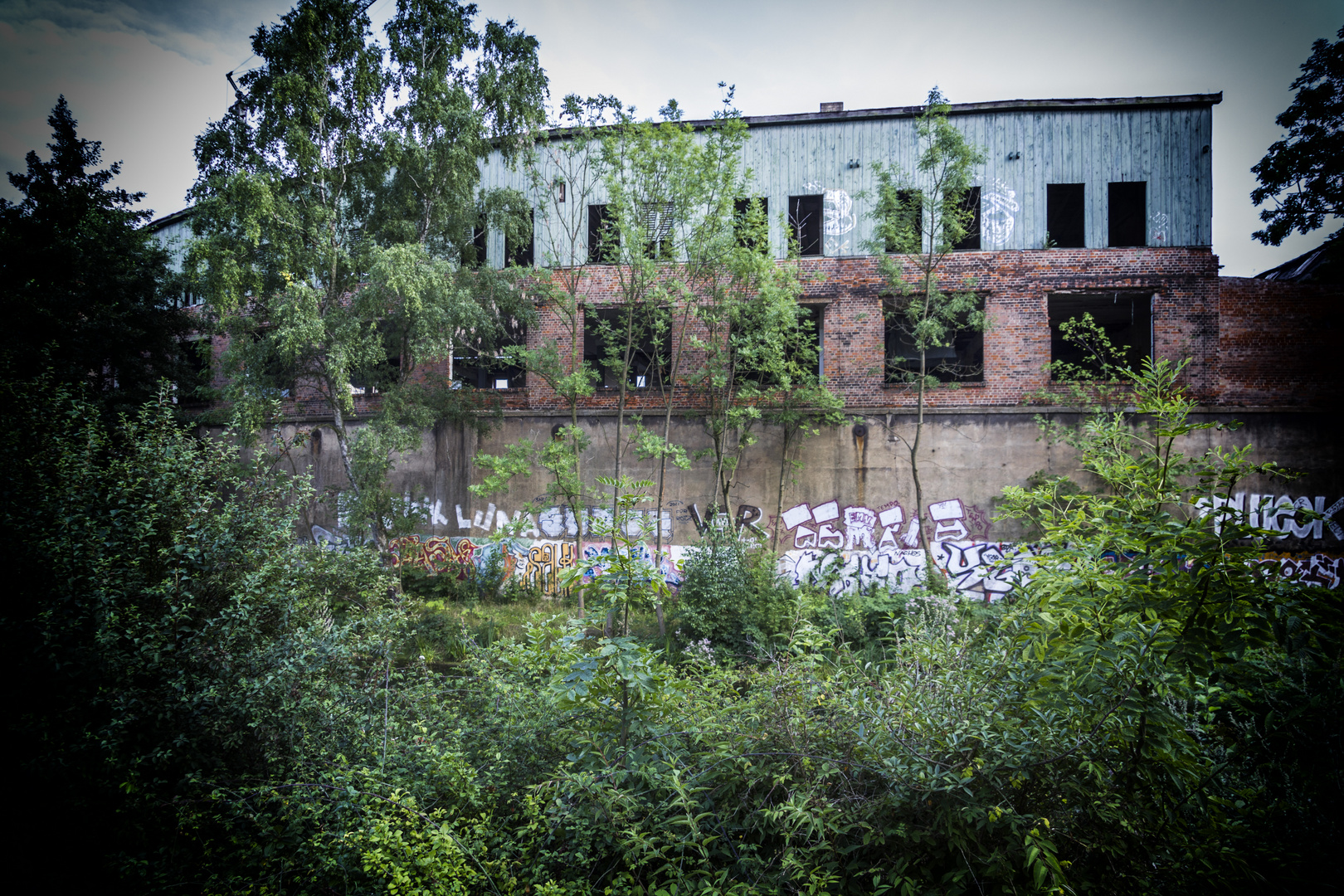 Industriebrache am Karl-Heine-Kanal Leipzig