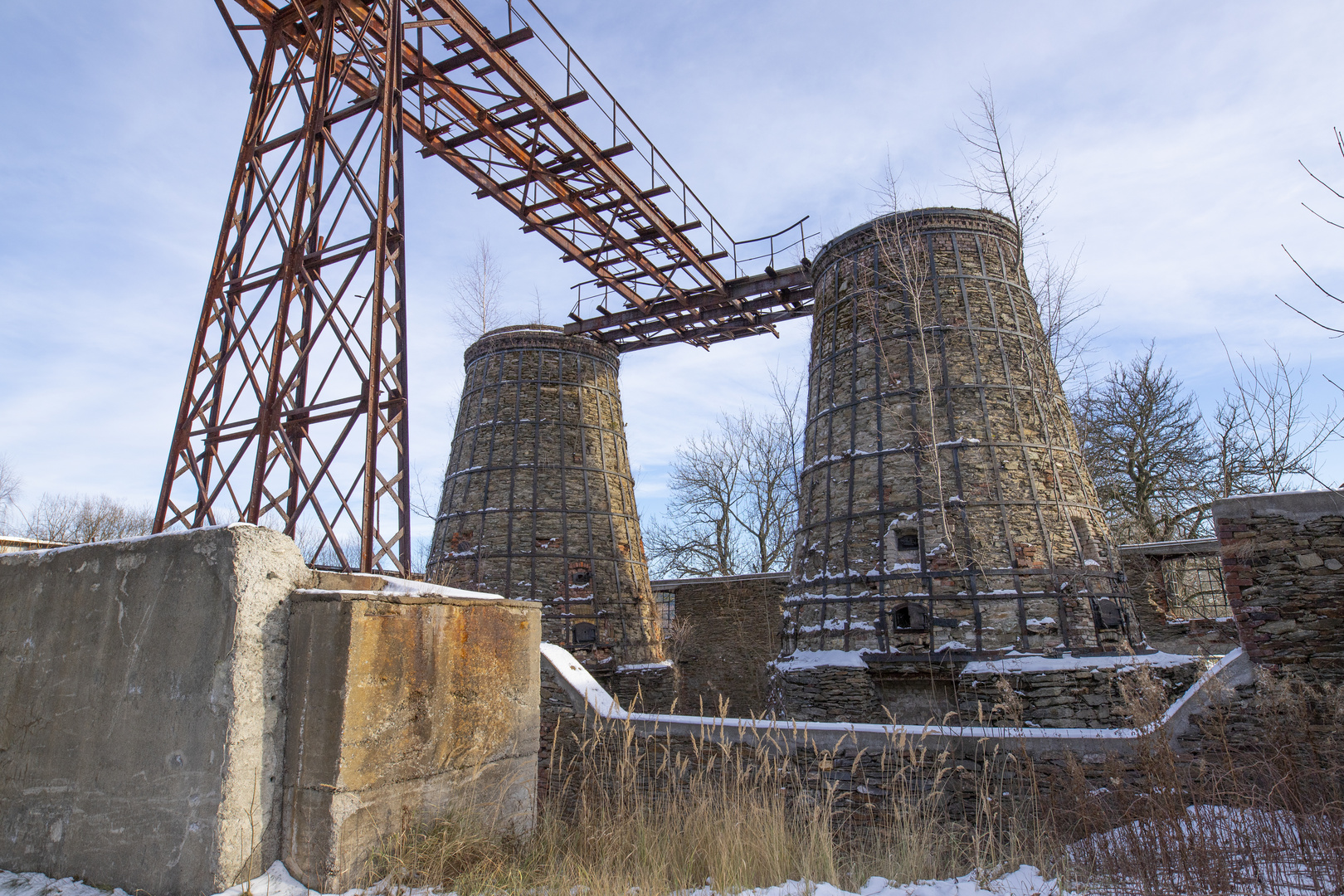 Industriebrache Kalkwerk Kalkbrennöfen 