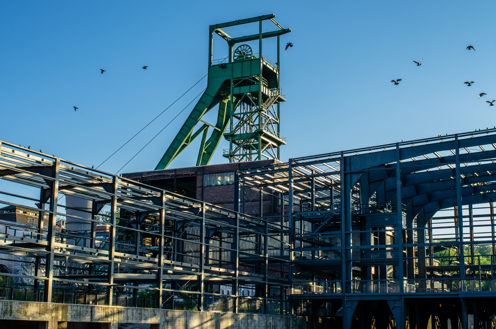 Industriedenkmal in den Wassergärten Landsweiler Reden