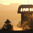 Industriegebäude an der Morgensonne