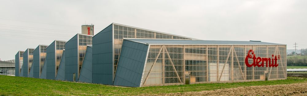 Industriegebäude der Eternit in Payerne