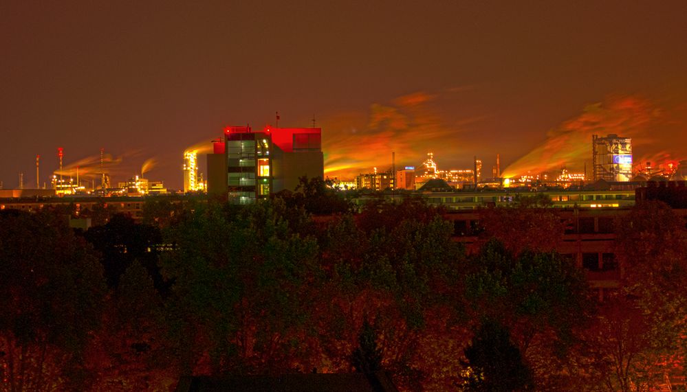 Industriegebiet der Voest Alpine Linz