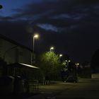 Industriegebiet, die Nacht kommt