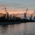 Industriehafen von Hamburg