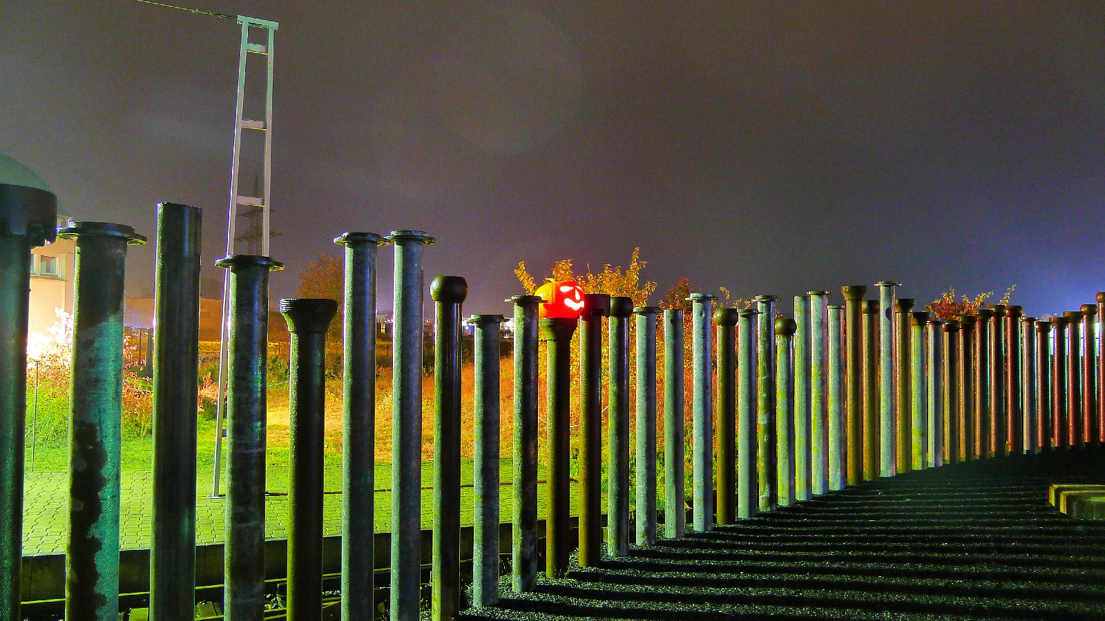 Industriekultur bei Nacht im Museum Borken (Hessen)