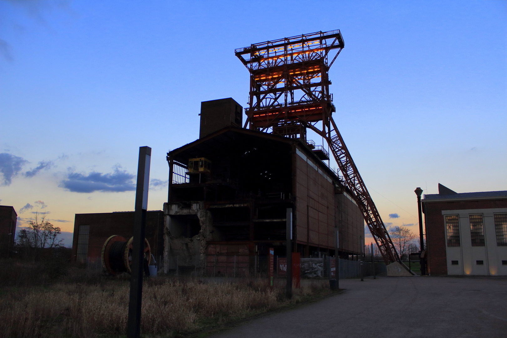 Industriekultur im Abendlicht