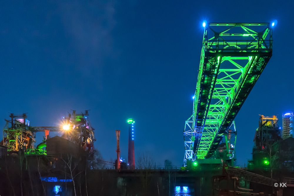 Industriekultur zur Blauen Stunde