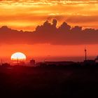 Industrielandschaft am Abend