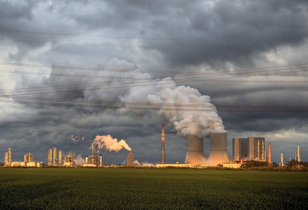 Industrielandschaft im Südraum Leipzigs