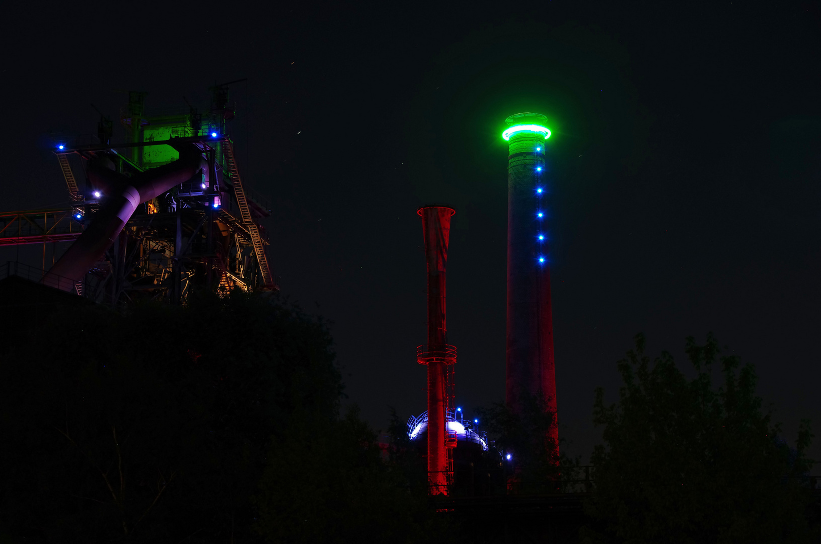 Industrietürme by Night