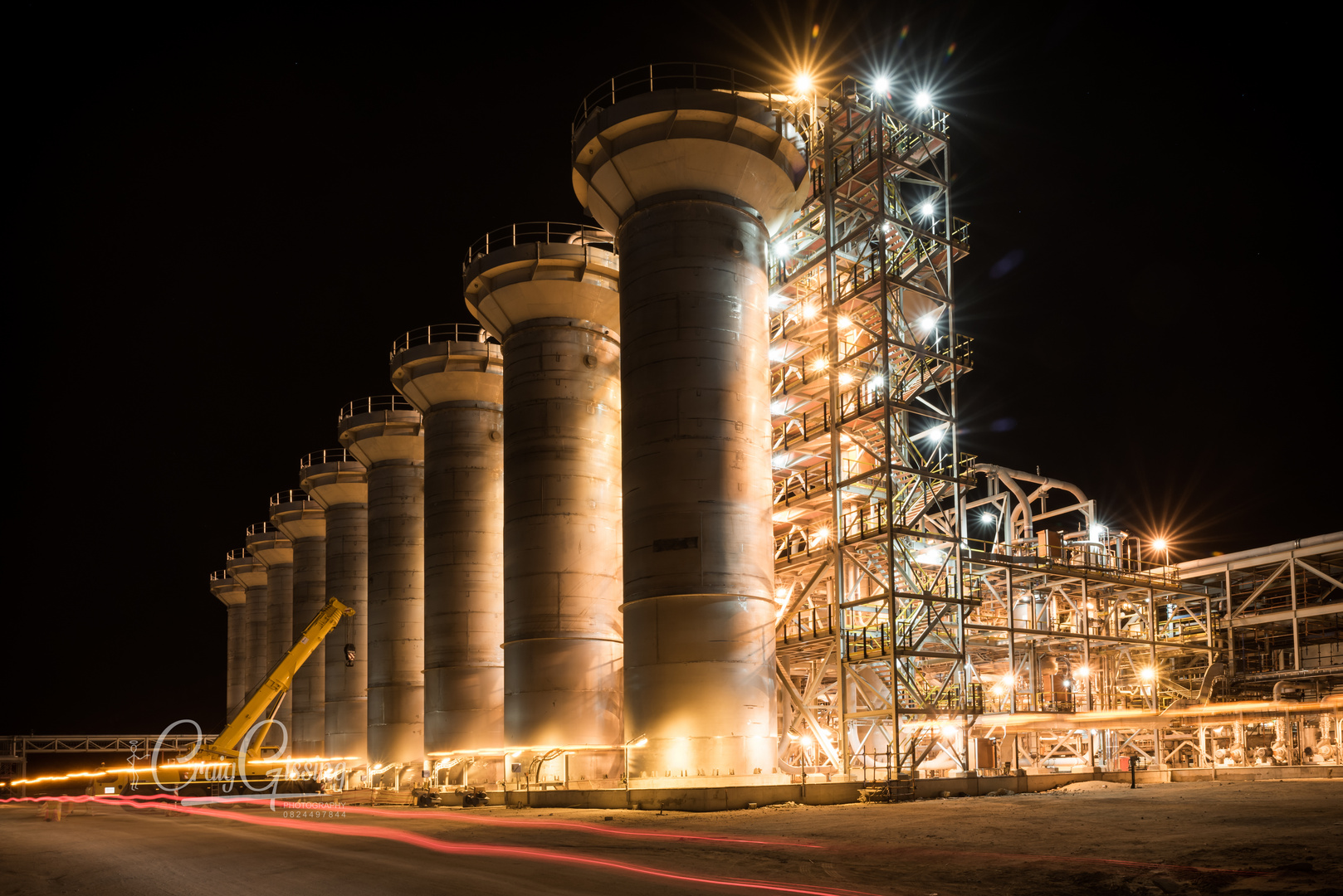 Industry at night