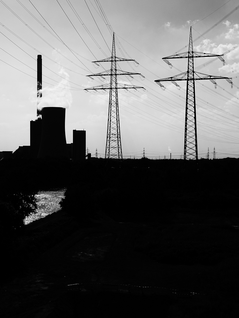 industry in black and white