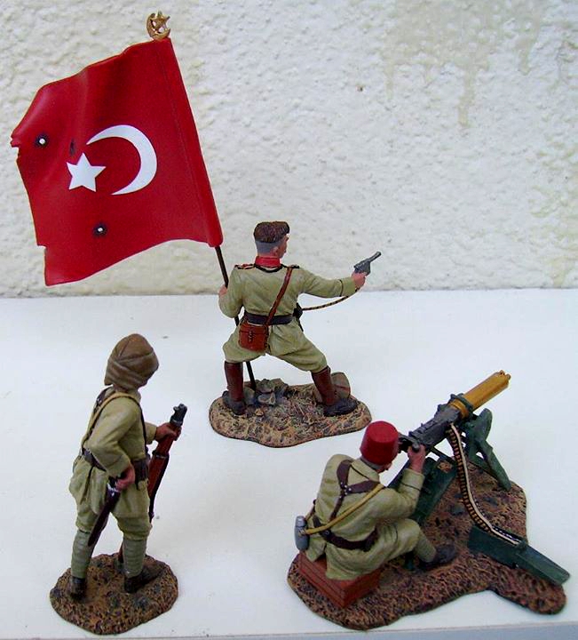 Infanterie turque 1916 Bataille des Dardanelles