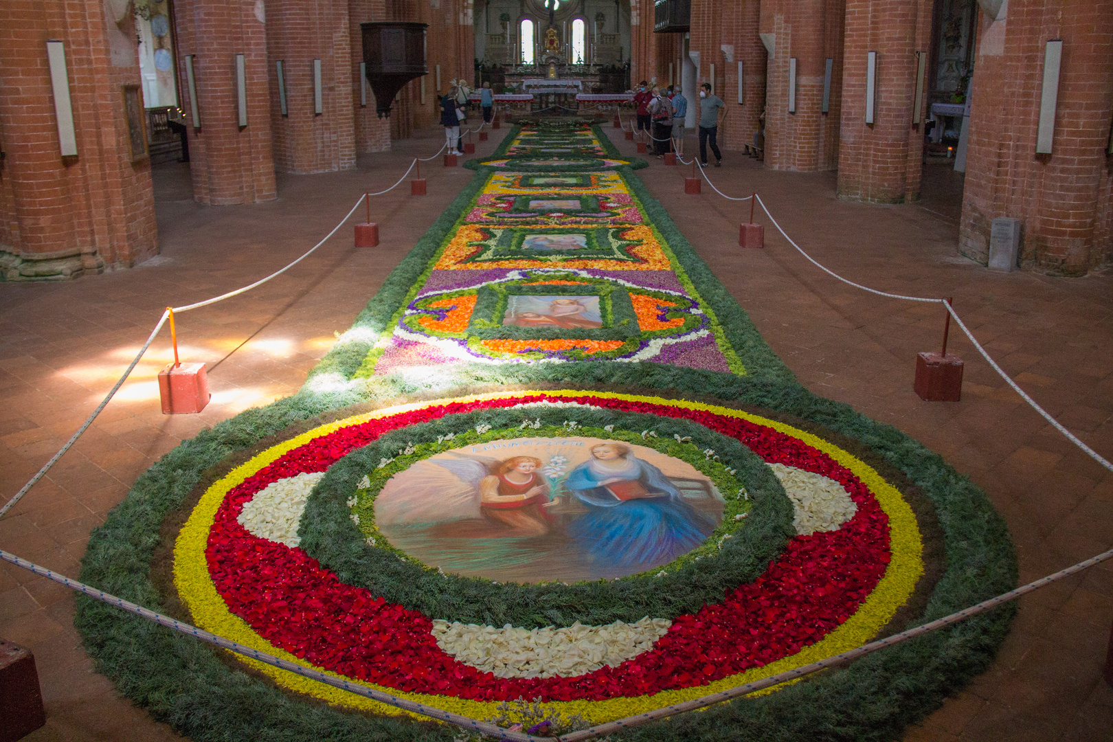 Infiorata Corpus Domini - Abbazia Chiaravalle della Colomba PC