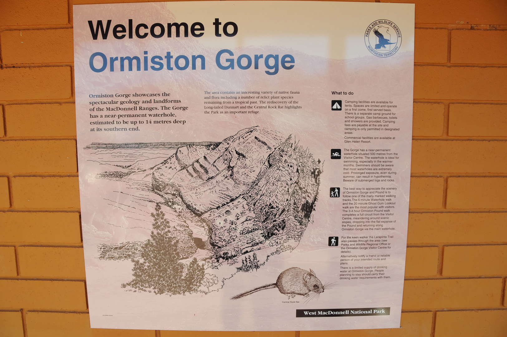Info Ormiston Gorge