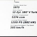 Info - Tafel Porsche 917/30 Spyder