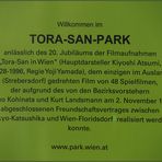Info-Tafel Tora-San-Park