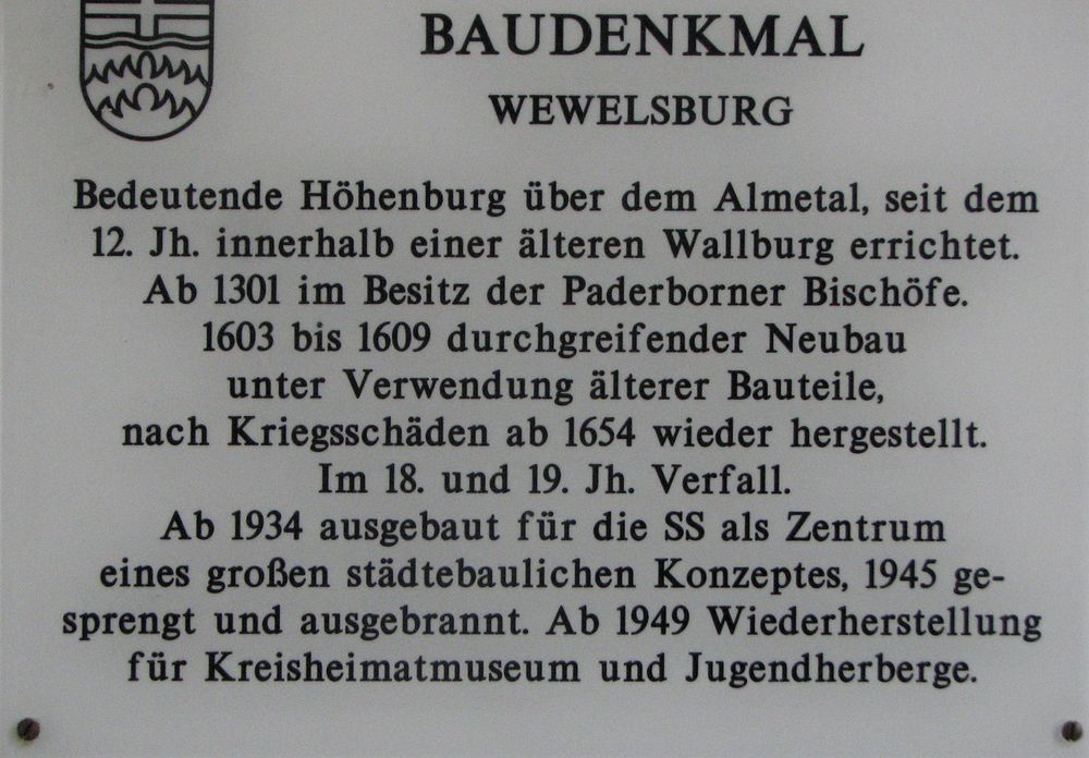 Info über die Wewelsburg