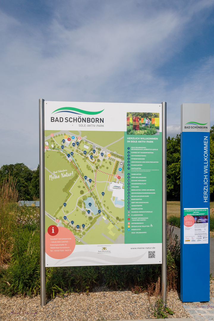 Infotafel am Sole-Aktiv-Park Bad Schönborn