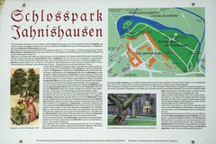 Infotafel Schlosspark Jahnishausen