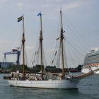 Ingo bei der Hanse Sail 2018