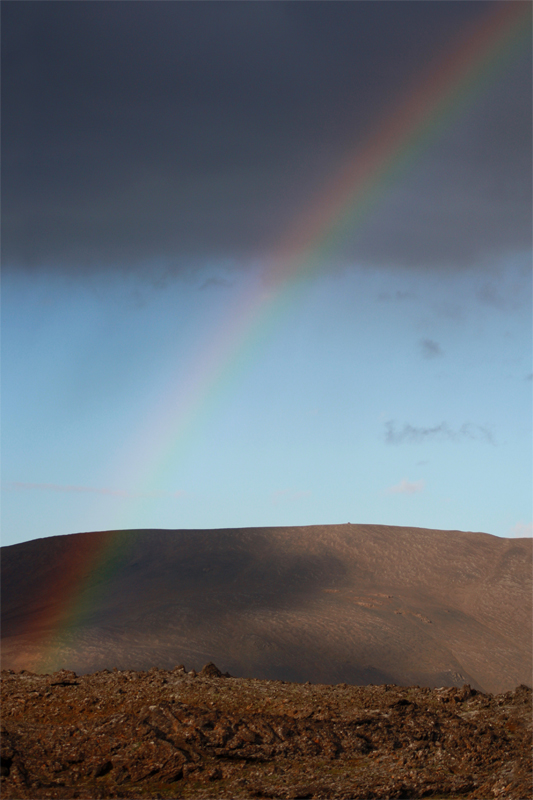 Ingólfsskáli - Regenbogen