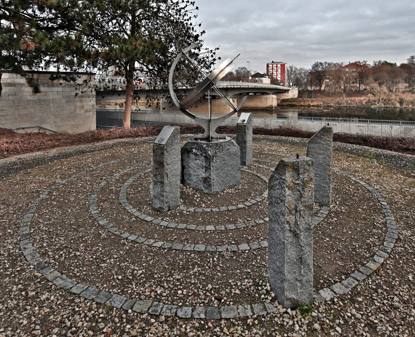 Ingolstadt Astronomiepark Armillarsphaere