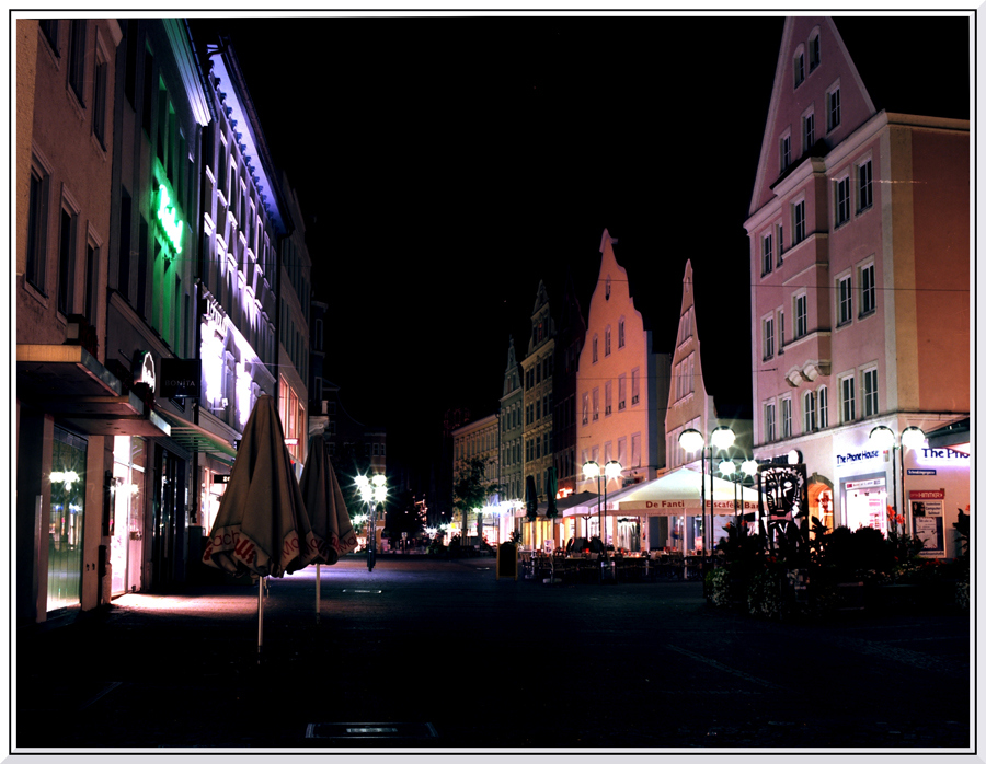 Ingolstadt bei der Nacht