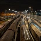 Ingolstadt Nordbahnhof bei Nacht