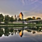 Ingolstadt und seine Wahrzeichen (Donau und neues Schloss)