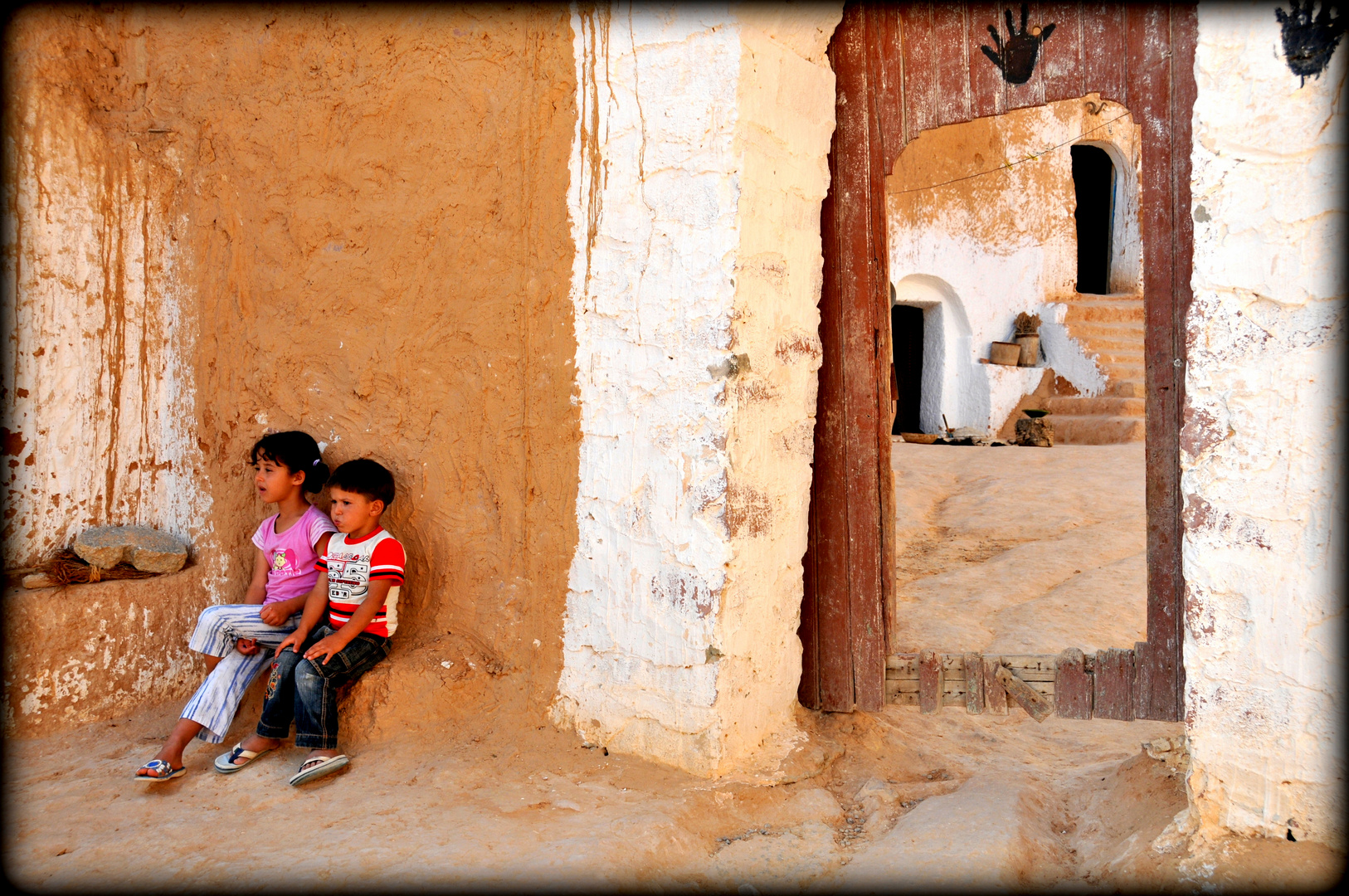 Ingresso di casa berbera a Matmata