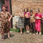 Ingushian family in tschermen / northern ossetia