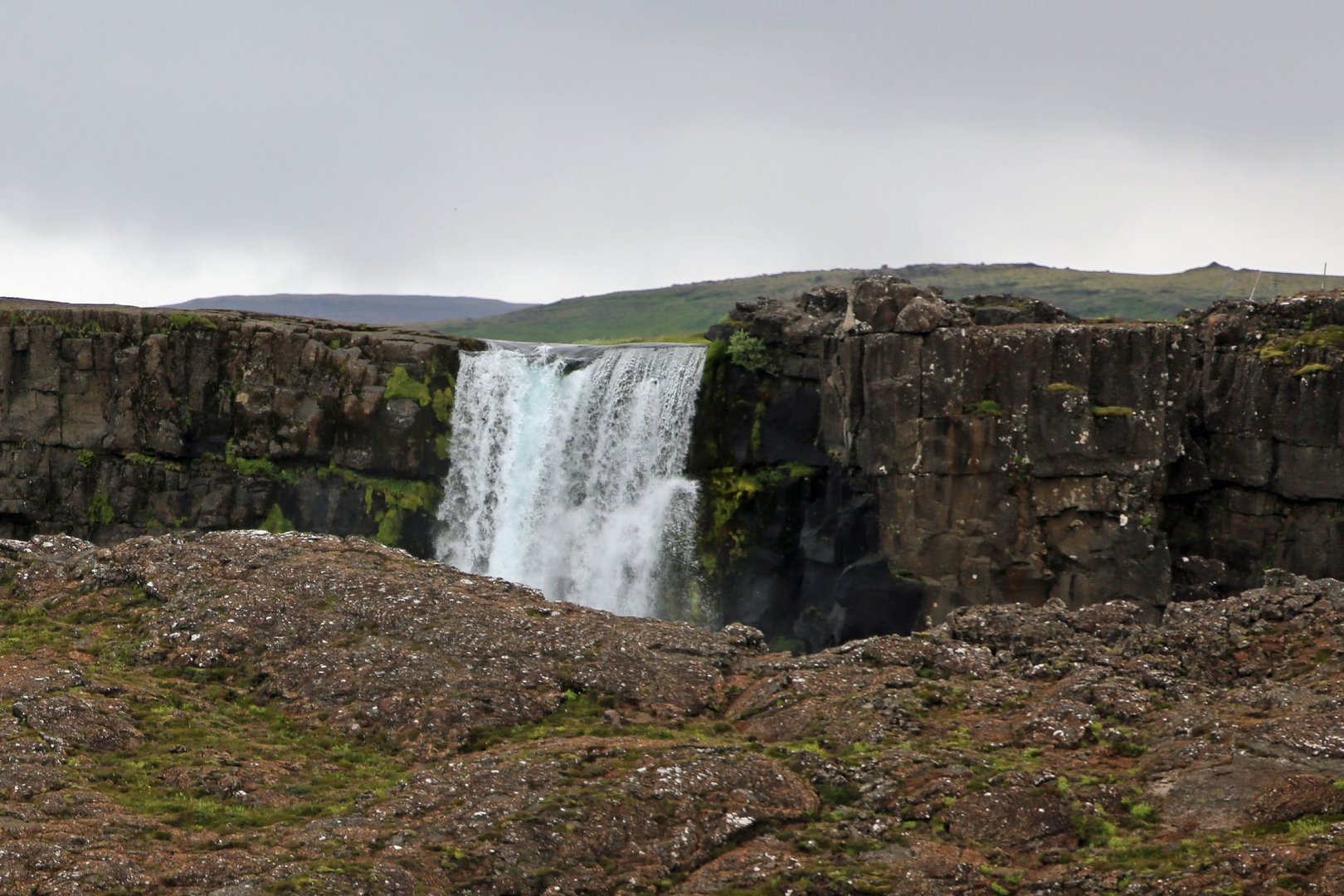 Þingvellir: Blick auf die amerikanische Platte