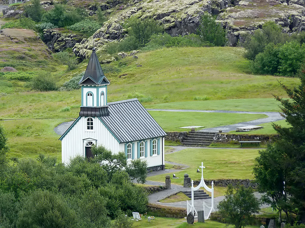 Þingvellir - Kirche