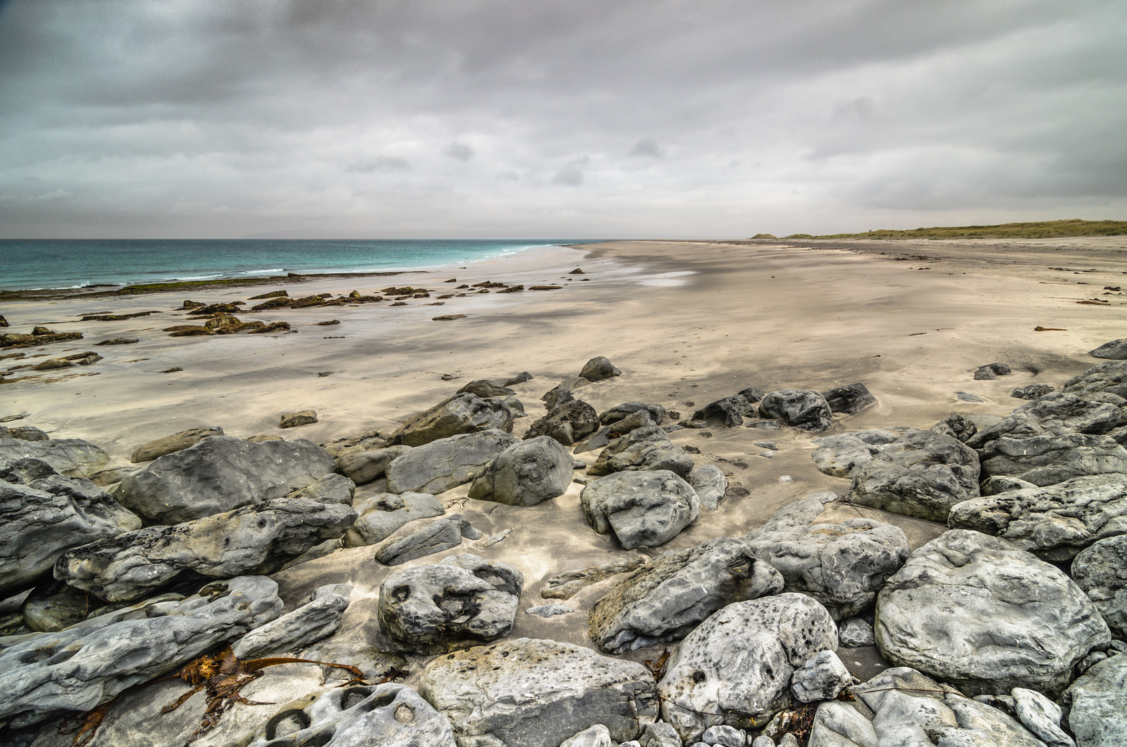 Inishmaan beach on low tide