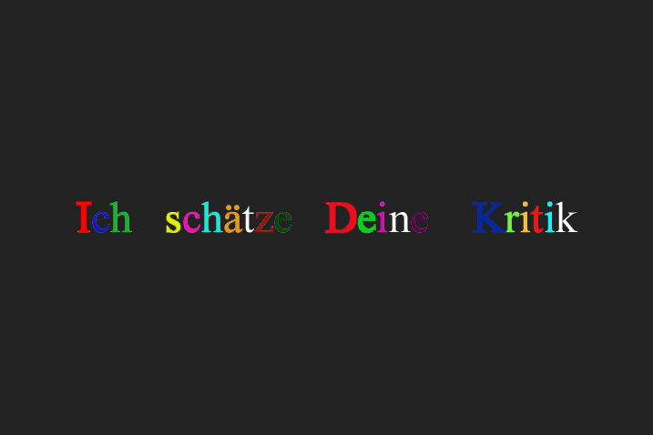 Initative zu Gunsten einer konstruktiven Diskussion