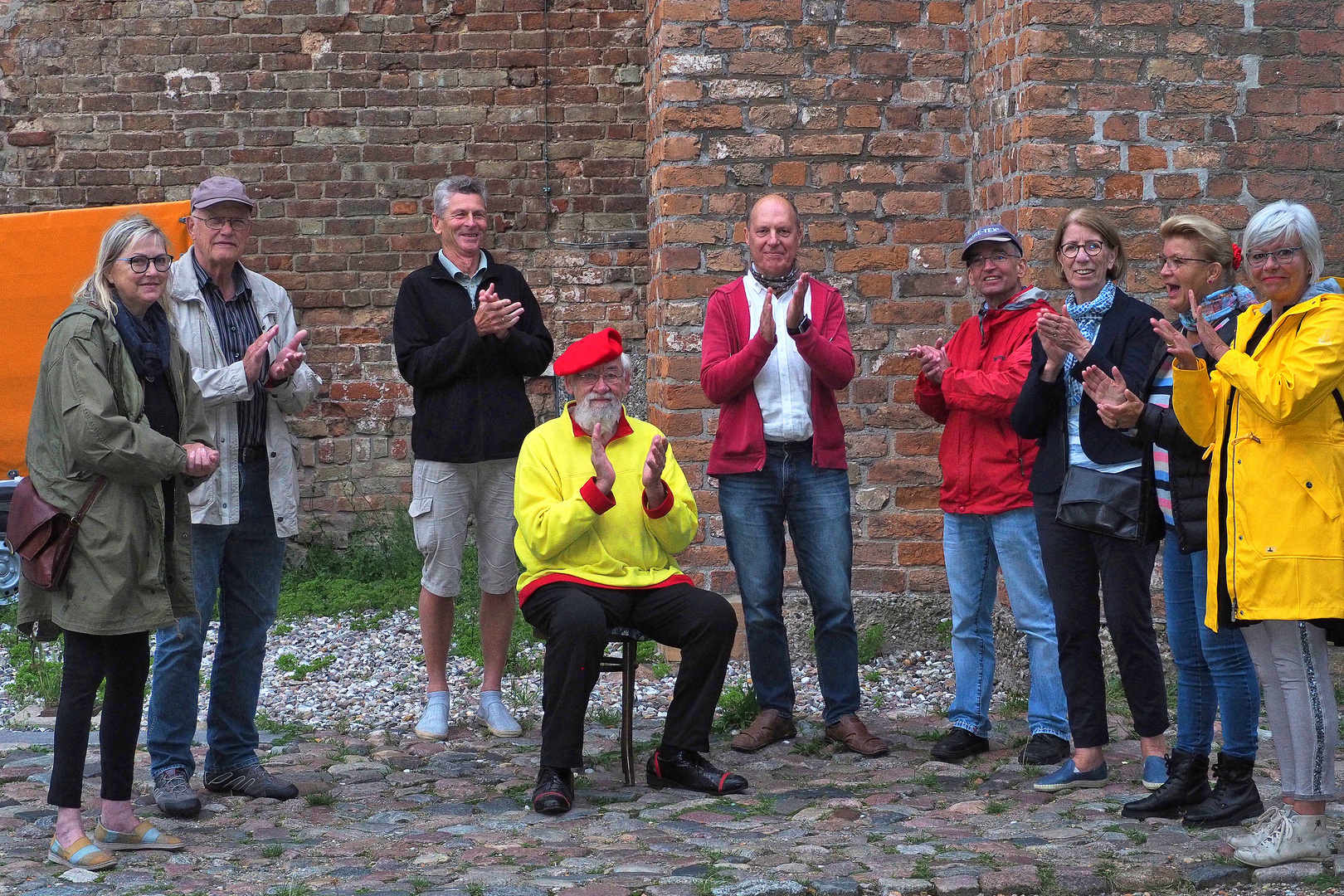 Initiatoren und Freunde vom Rostocker Verein zur Förderung der Östlichen Altstadt