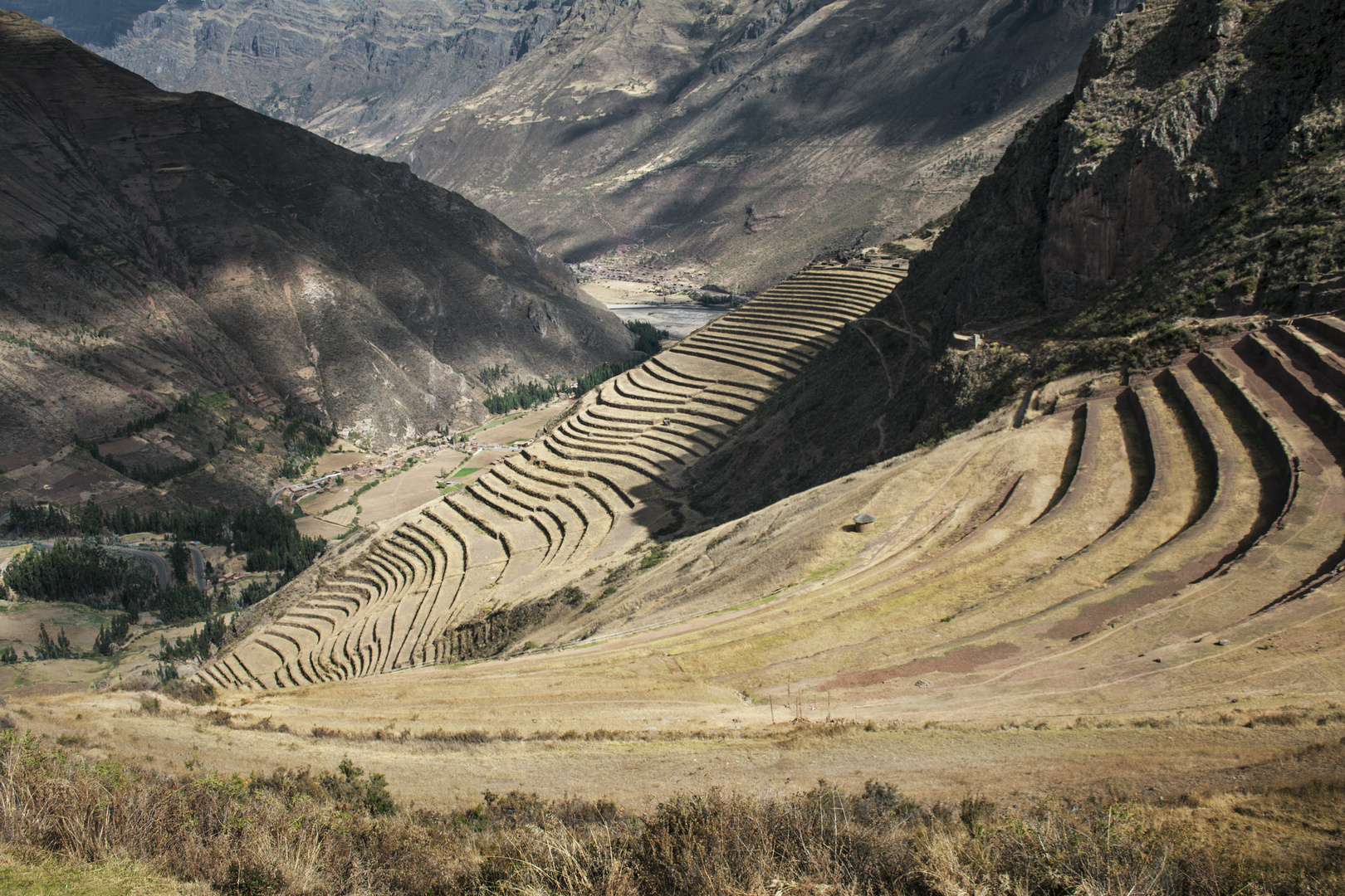 Inka-Terrassen in Pisac