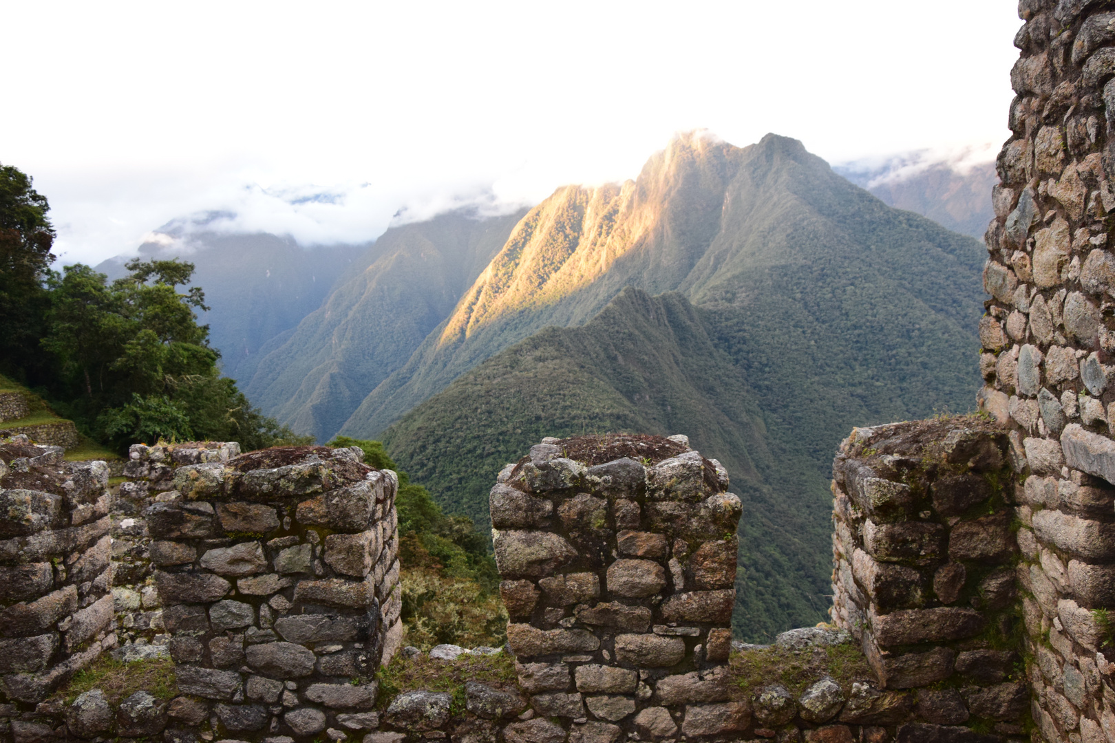 Inkaruinen auf dem Inka-Trail: Winyawayna