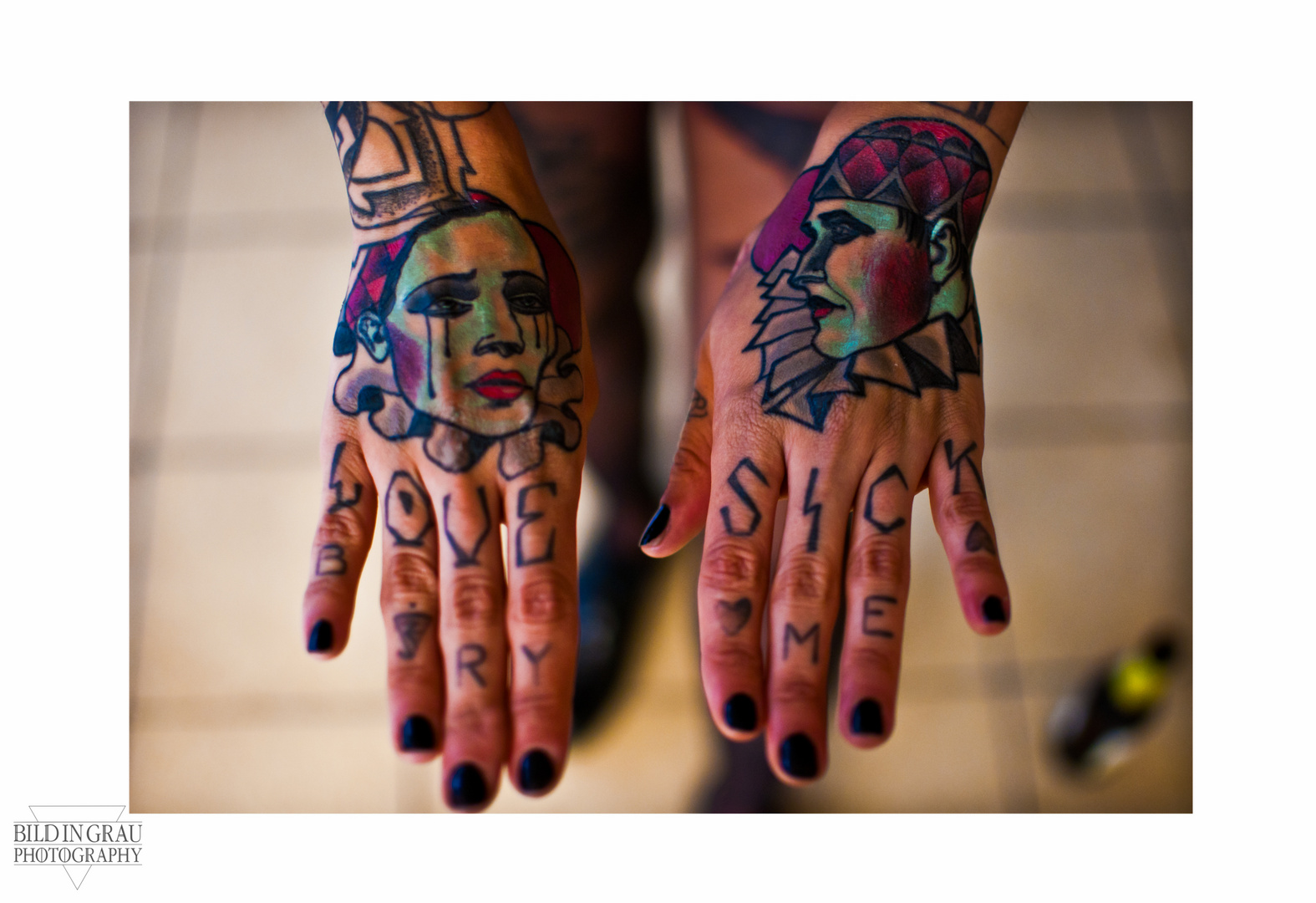 inked hands