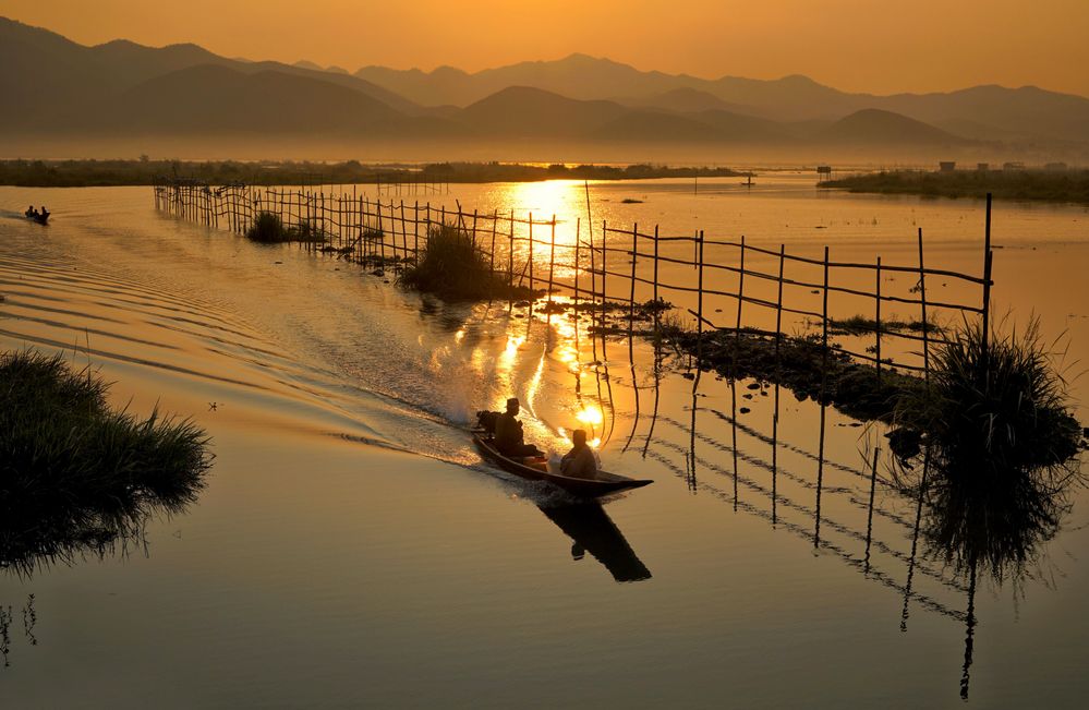 Inle See am frühen Morgen