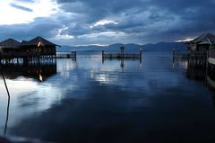 Inle See kurz nach dem Sonnenuntergang