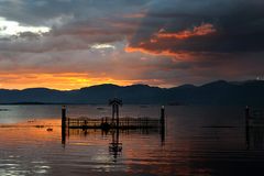 Inle See kurz vor dem Sonnenuntergang