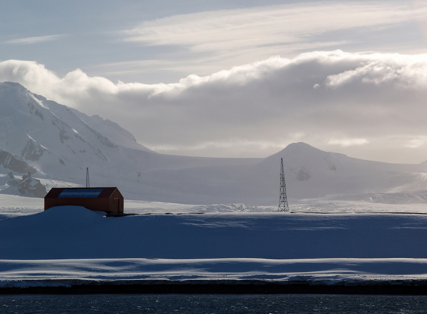 Inmitten der grandiosen Landschaft...