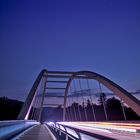 Innbrücke in Neubeuern bei Nacht