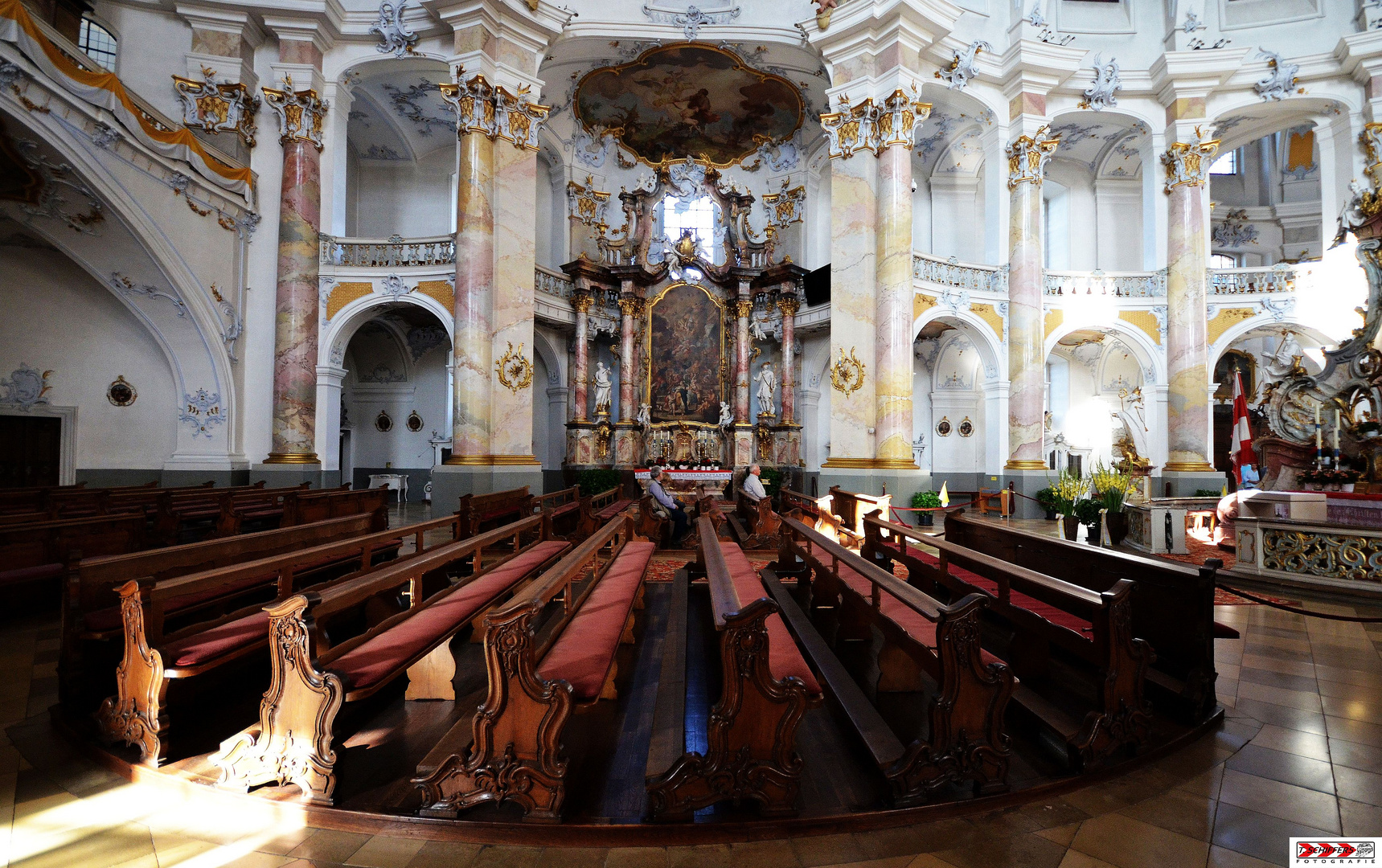 Innenansicht Basilika Vierzehnzeiligen