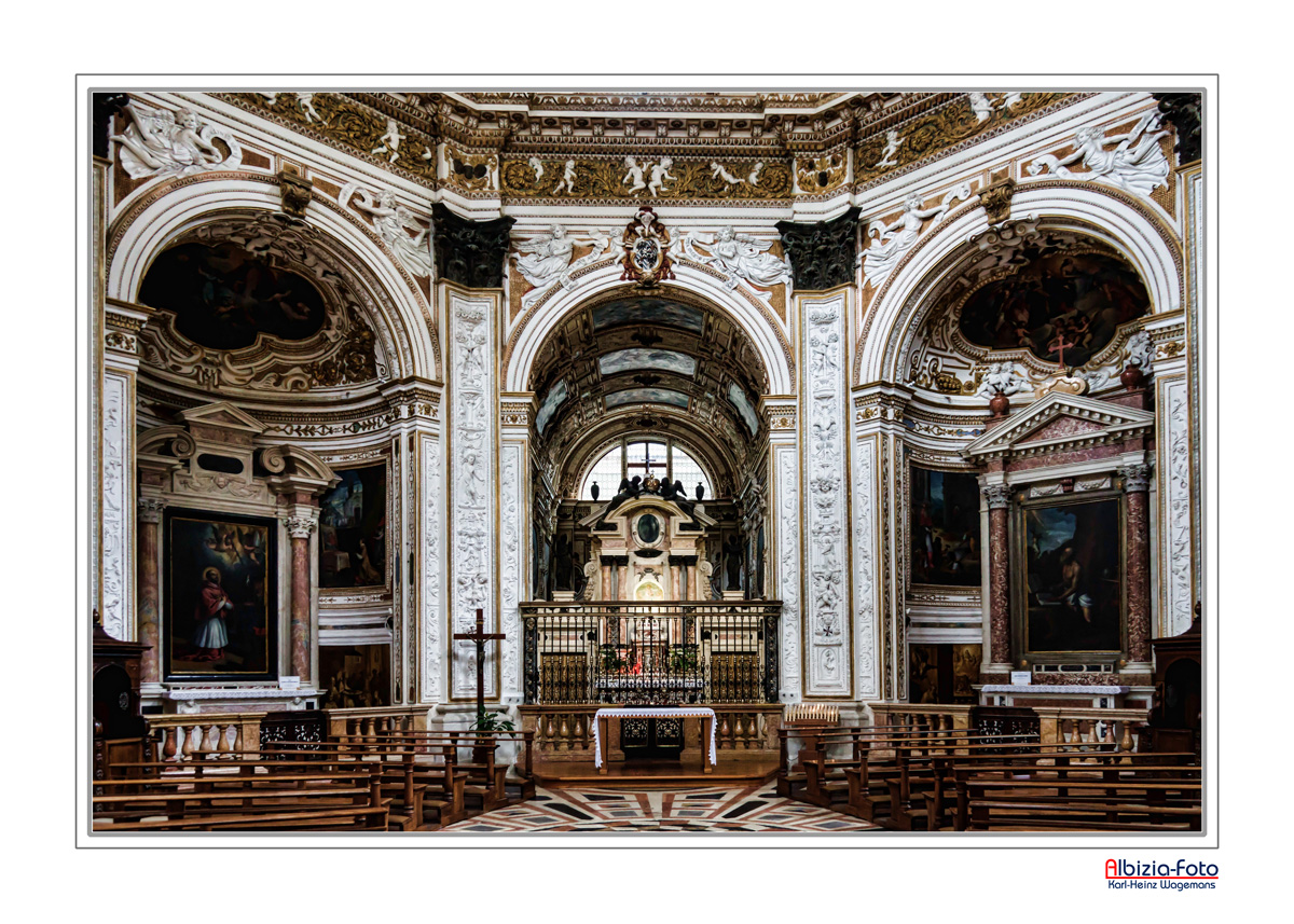 Innenansicht der Chiesa dell'Inviolata in Riva