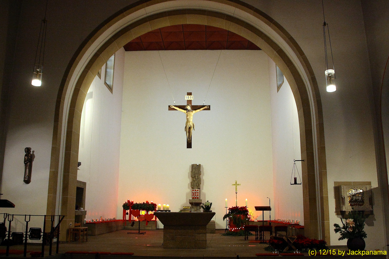 Innenansicht der Herz Jesu Kirchen in Gelsenkirchen - Resse